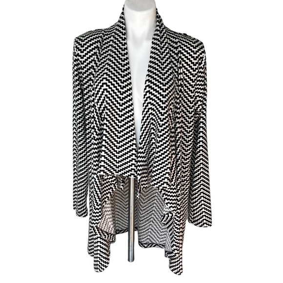 The Limited Chevron Convertible Cardigan Wrap Sweater, Sz XL - Picture 5 of 14